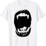 Vintage 90s Vampire Fang Halloween T-Shirt