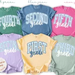 Custom Grade Level Teacher Team Shirt – Back to School Teacher Tee